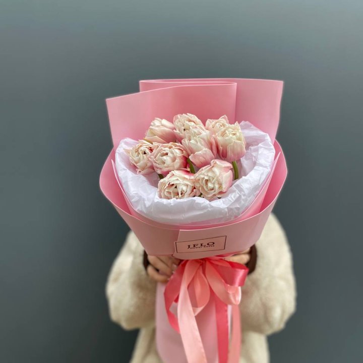 9 нежных тюльпанов в Иваново