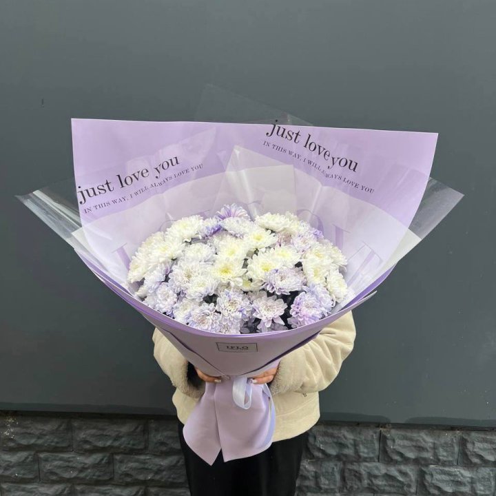 9 воздушных хризантем в Иваново