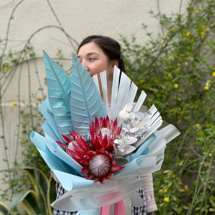 Букет из протеи "Клеопатра-2" в Иваново