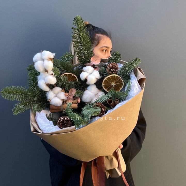 Зимний букет с нобилисом в Иваново