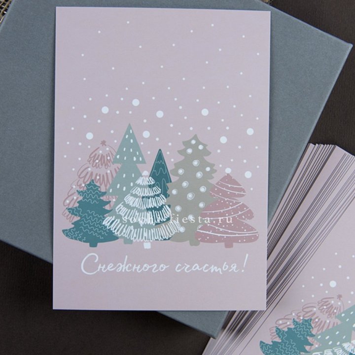 Открытка к букету "Снежного счастья" в Иваново