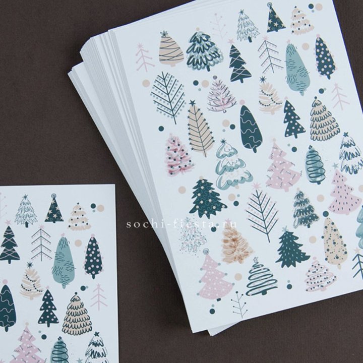 Открытка к букету "Елки" в Иваново