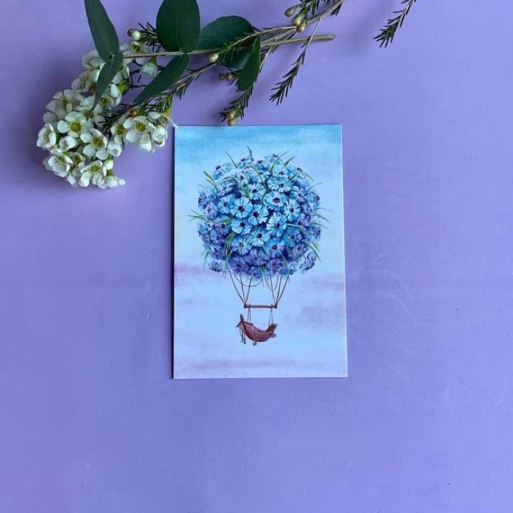 Открытка к букету "Флоростат" в Иваново