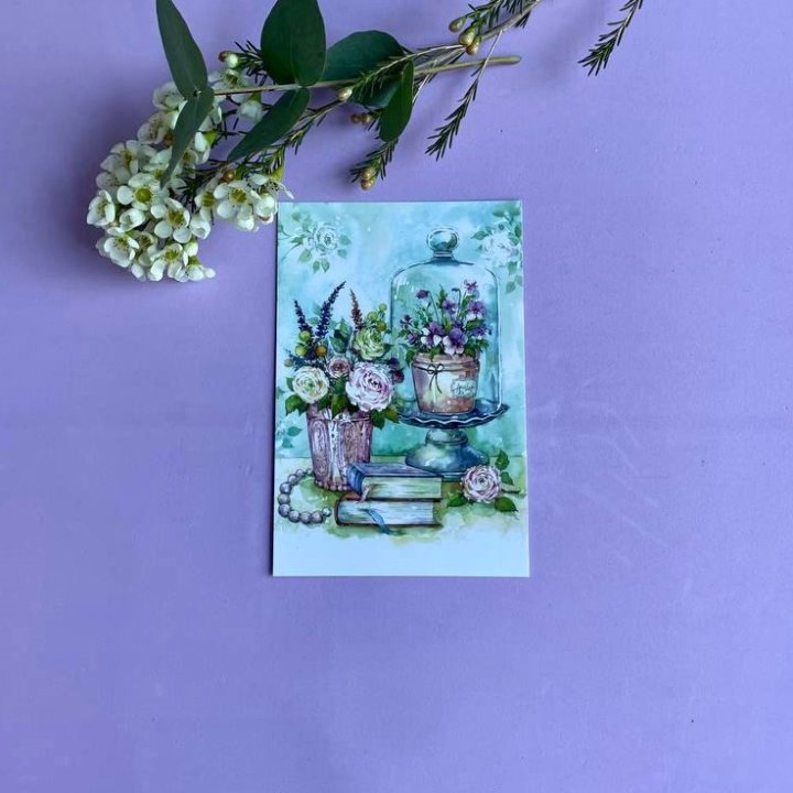 Открытка к букету "Книги" в Иваново