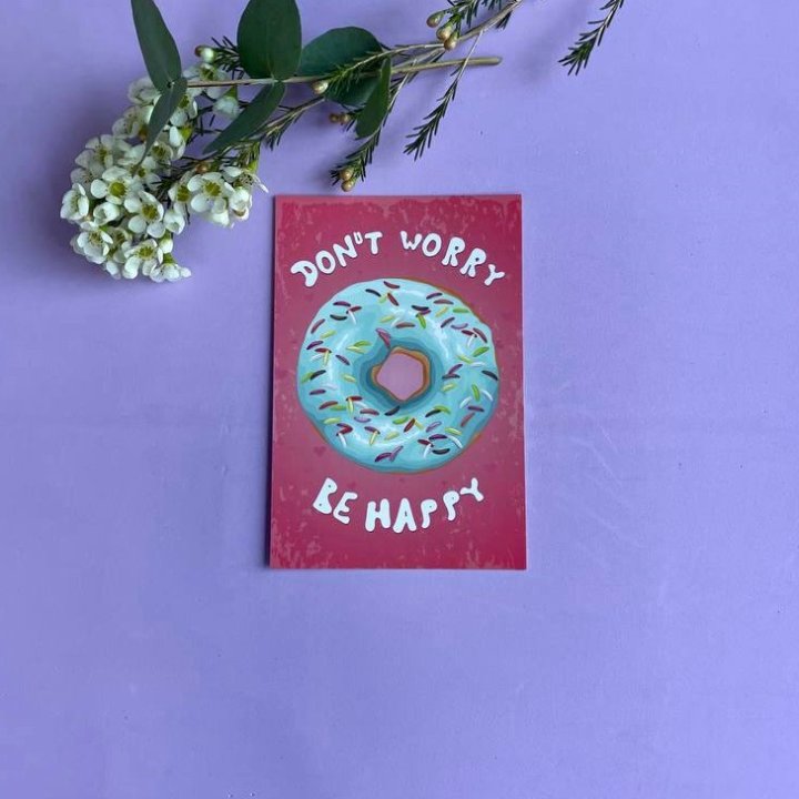 Открытка к букету "Не волнуйся..." в Иваново