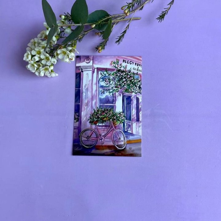 Открытка к букету "Розовый" в Иваново