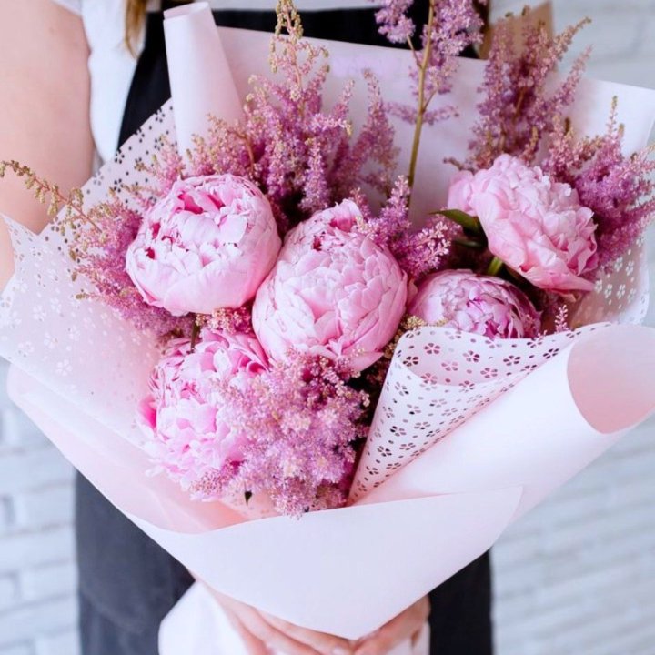 Букет пионов "Мелиса" в Иваново