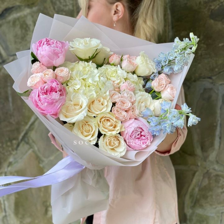 Букет с пионами "Богема" в Иваново