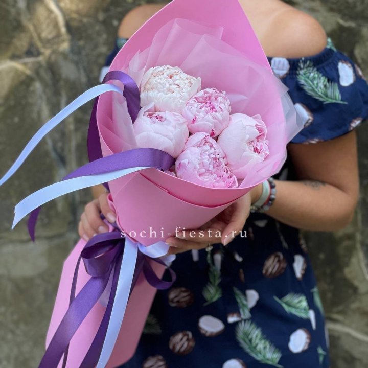 Букет пионов "НАЙ" в Иваново