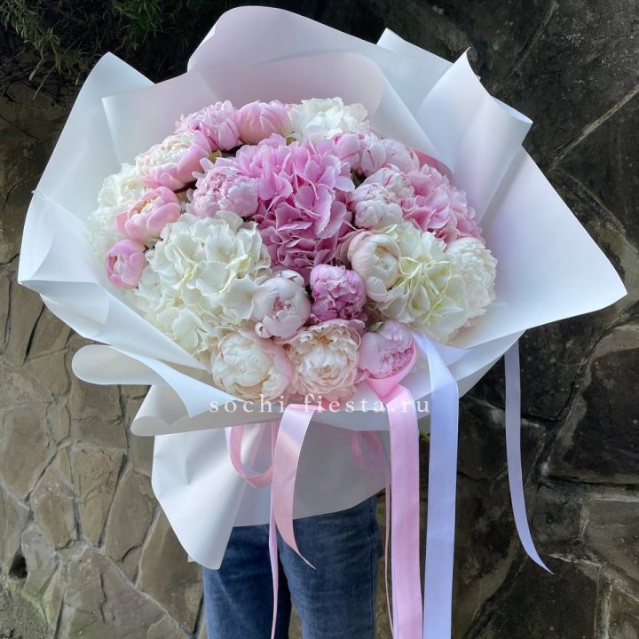 Букет "Пионы и Гортензии" в Иваново