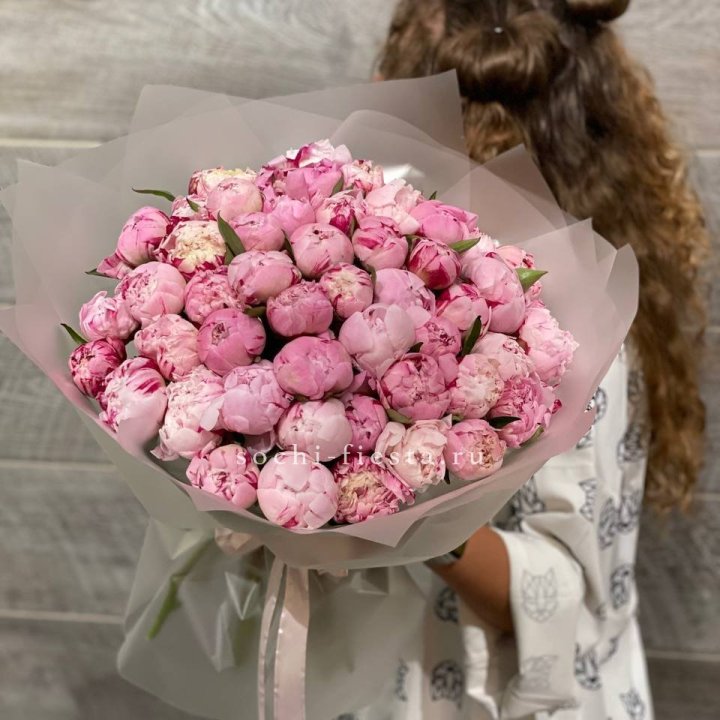 51 розовый пион в Иваново