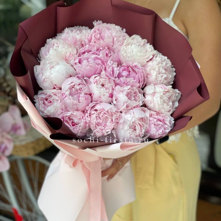 Букет с пионами №5 в Иваново