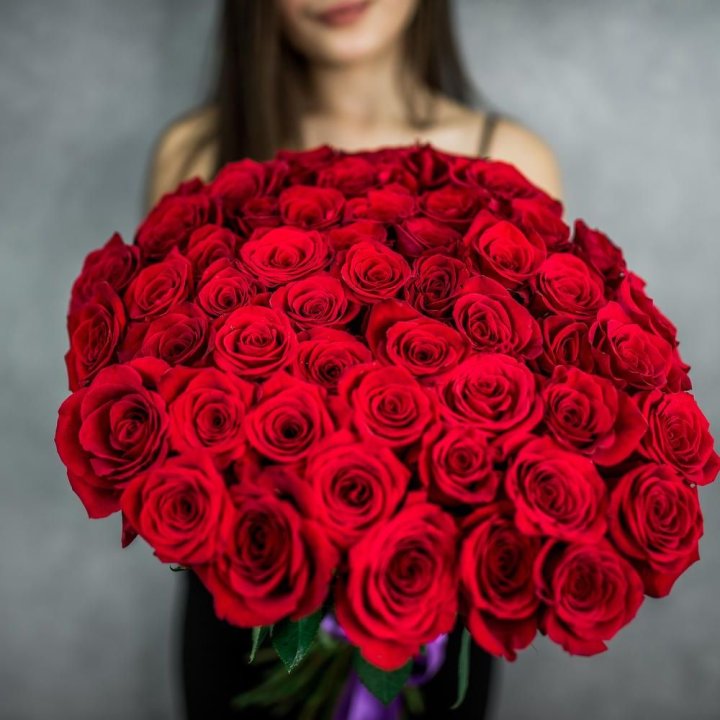 51 красная роза в Иваново