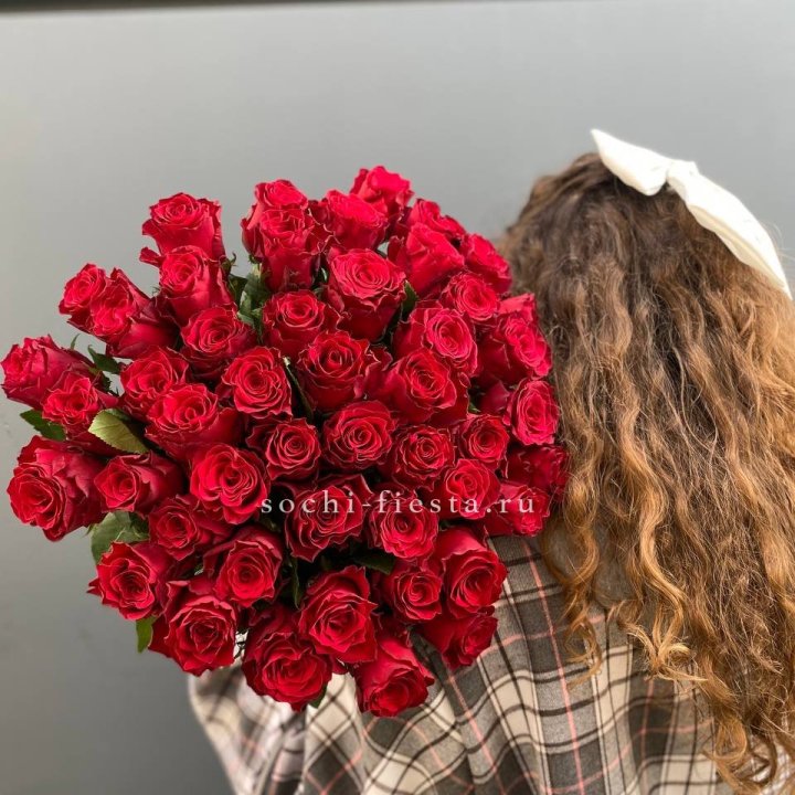 51 красная роза в Иваново