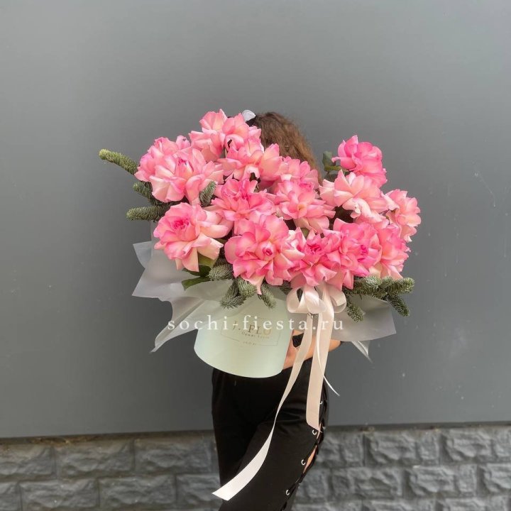 Бокс из 15 французских роз в Иваново