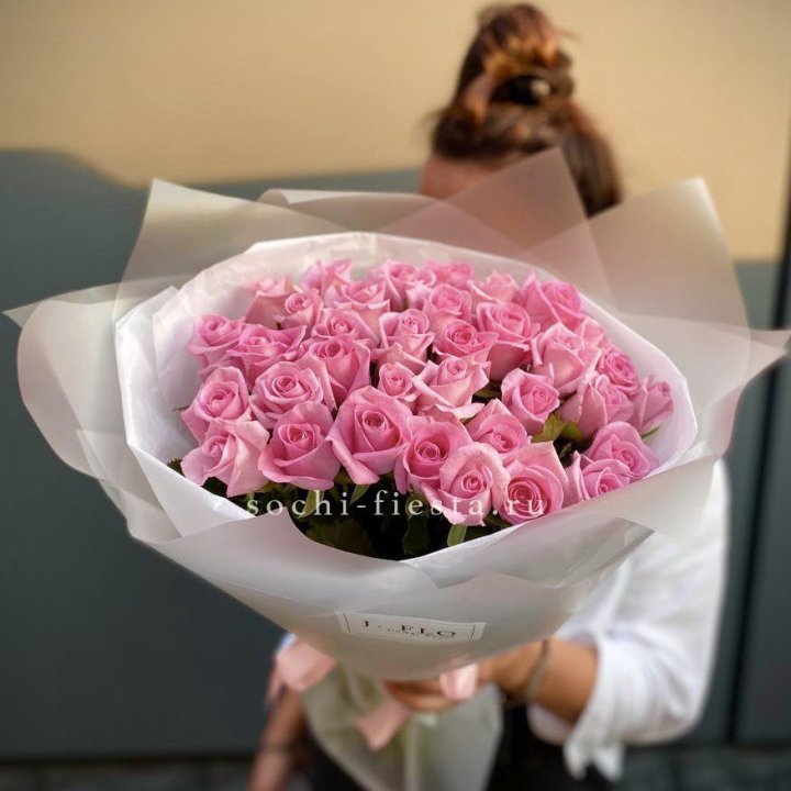 Букет розовых роз  в Иваново