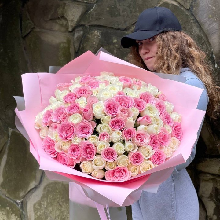 101 роза Миксбери в Иваново