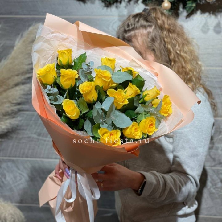 15 желтых роз в Иваново