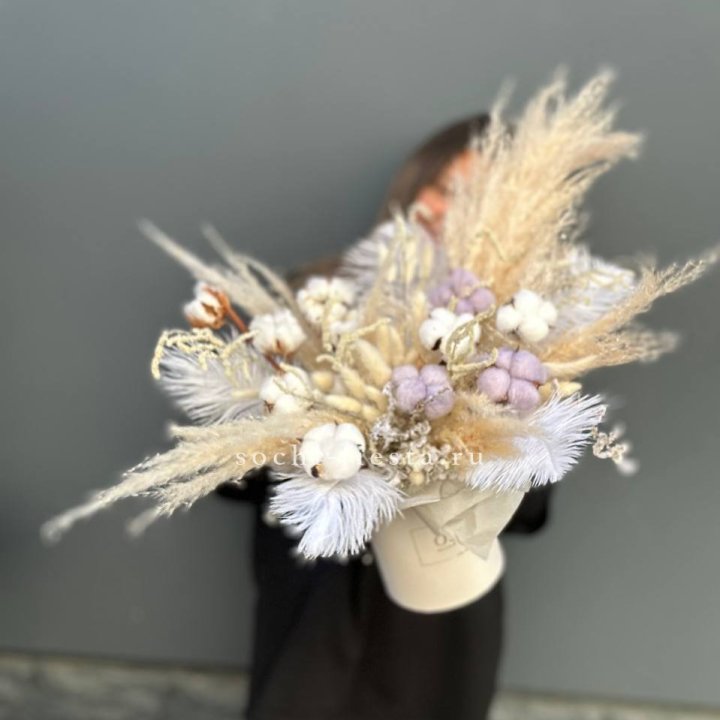 Авторский бокс с сухоцветами №3 в Иваново