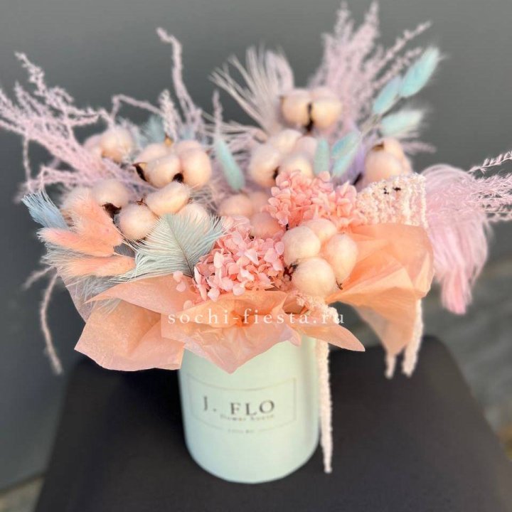 Авторский бокс с сухоцветами №3 в Иваново