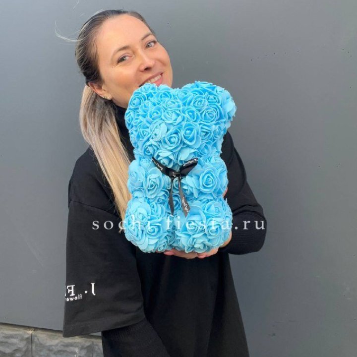 Игрушка медведь голубая в Иваново