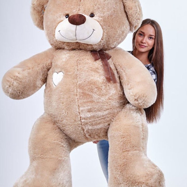 Бурый плюшевый мишка большой в Иваново