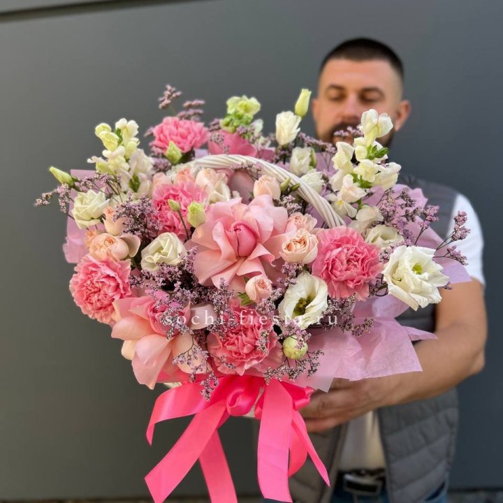 Цветочная корзина №1 в Иваново