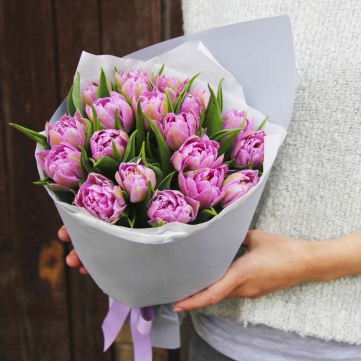 Букет пионовидных тюльпанов в Иваново