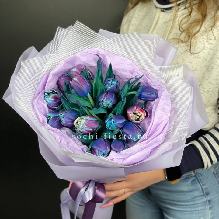 Букет тюльпанов "Пандора" в Иваново