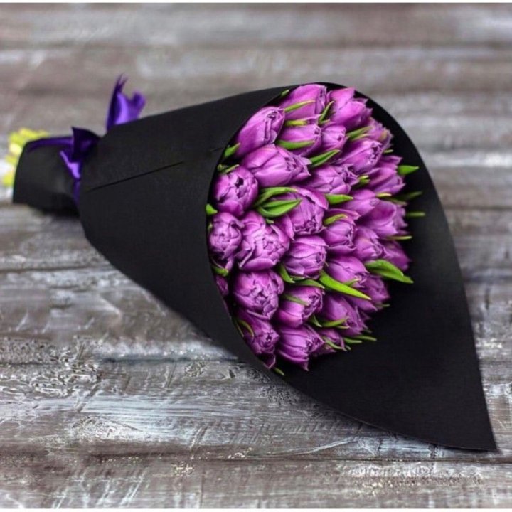 Пионовидные тюльпаны блэк в Иваново