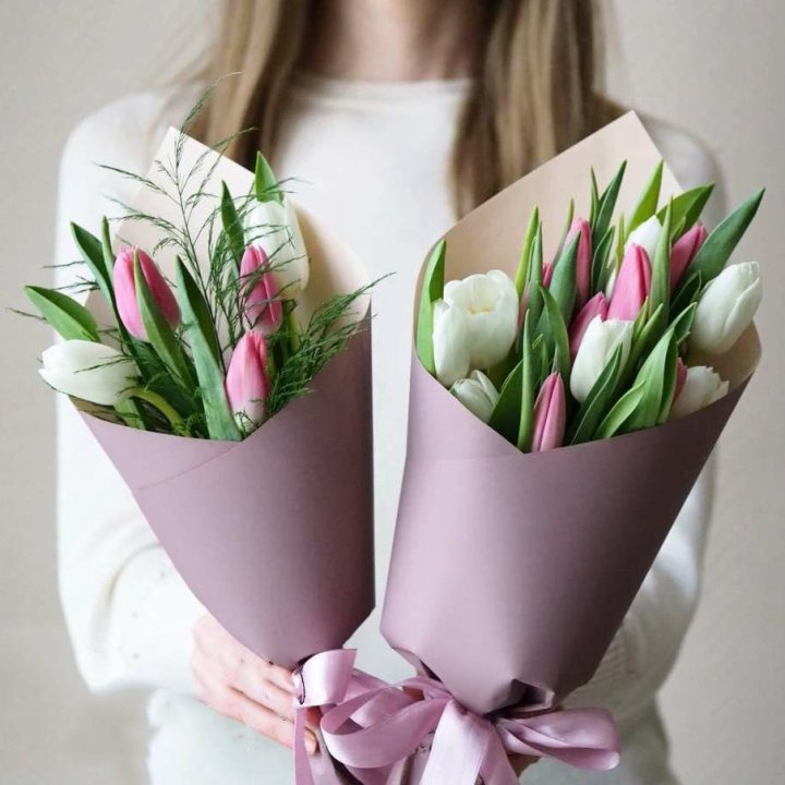 11 тюльпанов в оформлении в Иваново