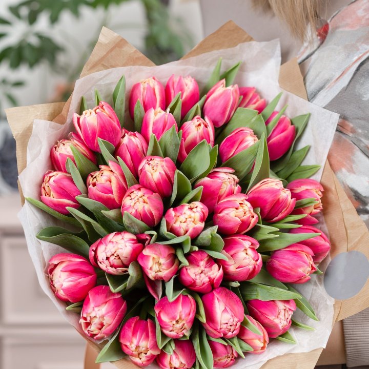 Букет пионовидных тюльпанов в Иваново
