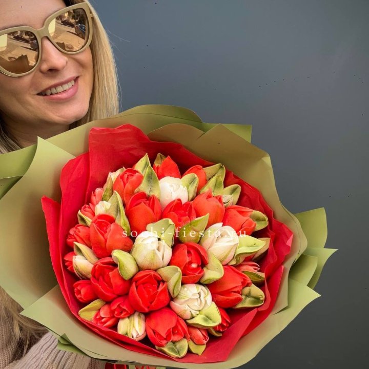 Зефирный букет из тюльпанов в Иваново